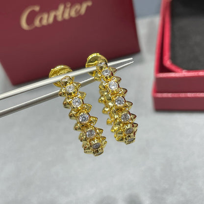 [Stellar Jewelry]CLASH FULL DIAMOND MEDIUM EARRINGS