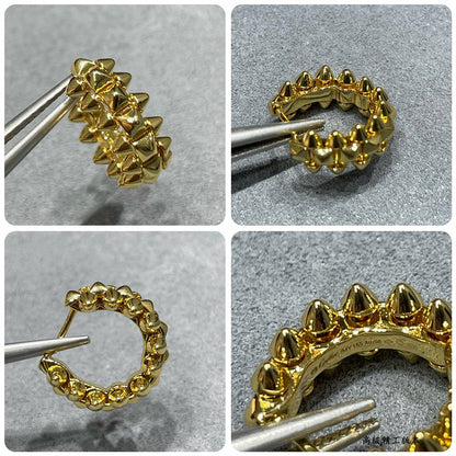 [Stellar Jewelry]CLASH MINI HOOP EARRINGS