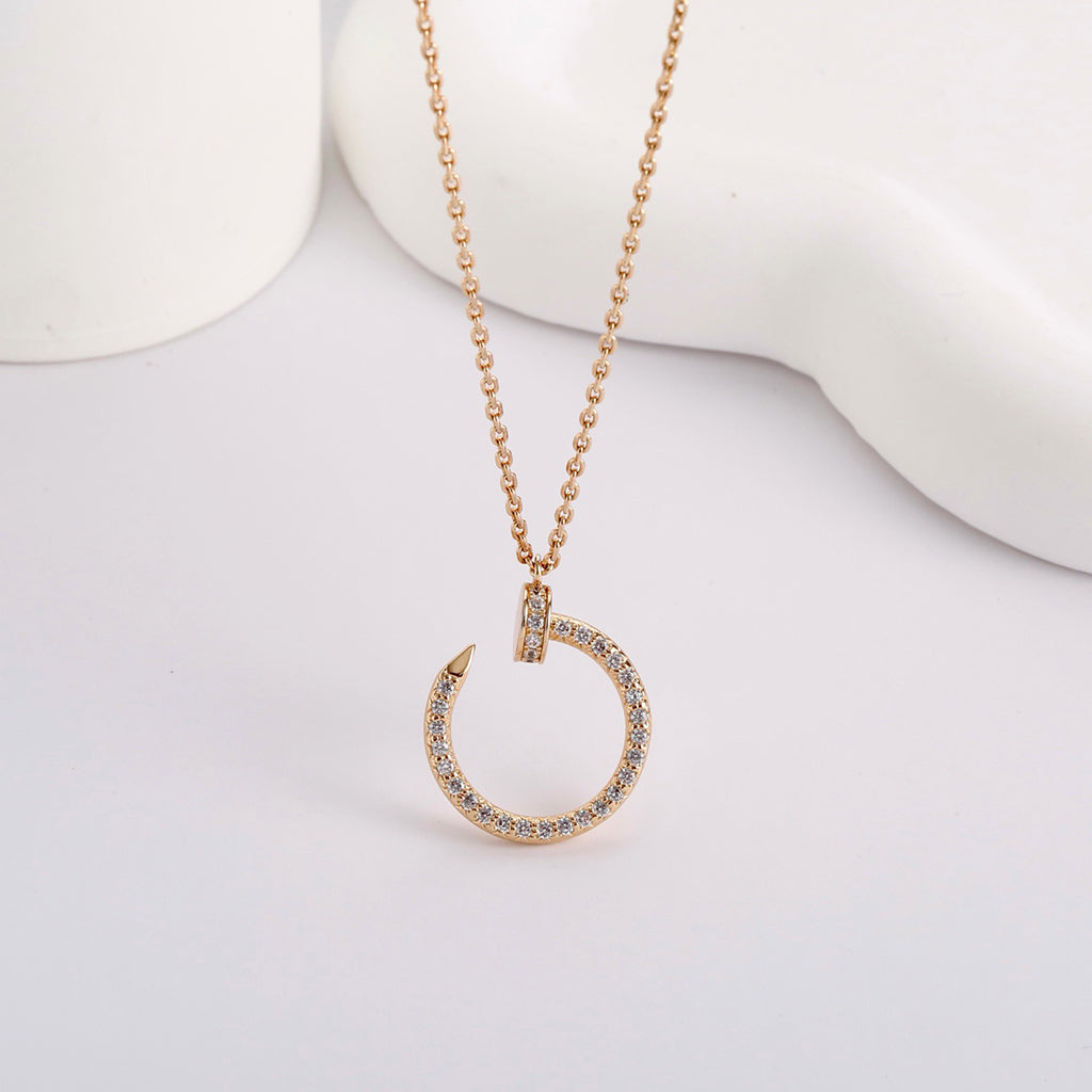 [Stellar Jewelry]JUSTE NECKLACE FULL DIAMOND