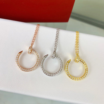 [Stellar Jewelry]JUSTE NECKLACE FULL DIAMOND