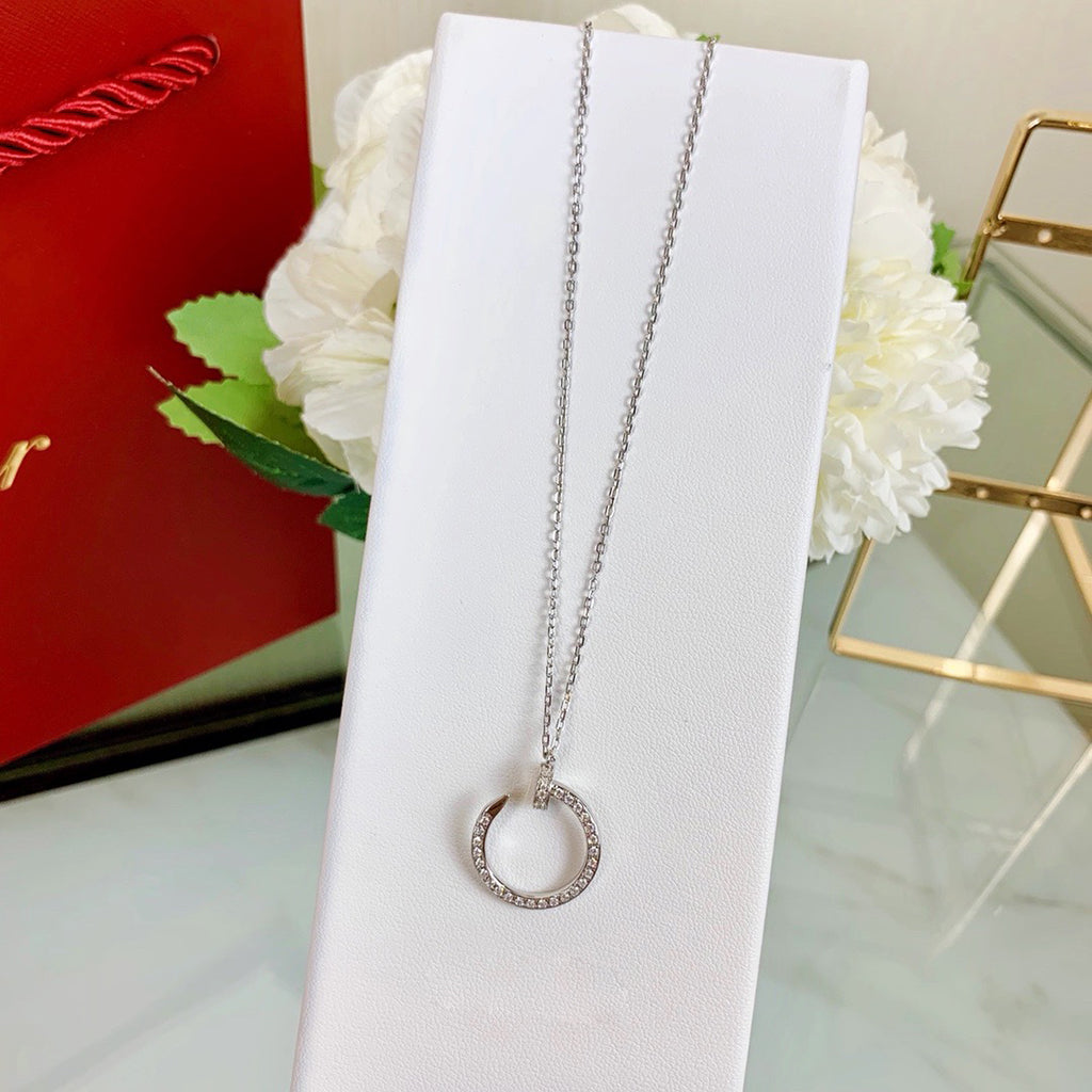 [Stellar Jewelry]JUSTE NECKLACE FULL DIAMOND