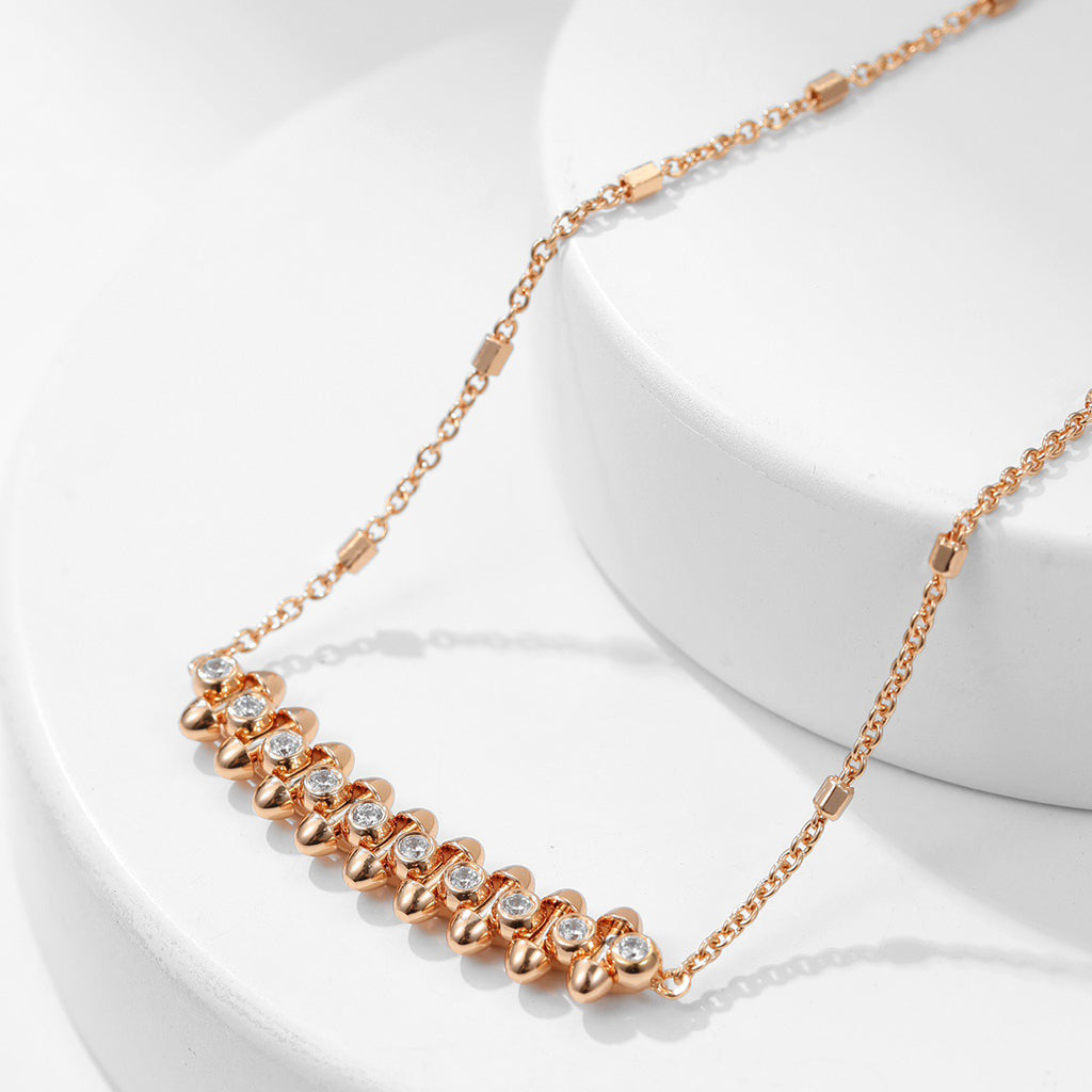 [Stellar Jewelry]CLASH  MEDIUM DIAMOND NECKLACE