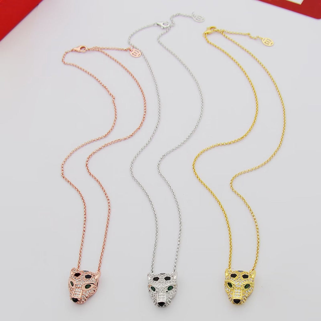 [Stellar Jewelry]PANTHERE FULL DIAMOND NECKLACE