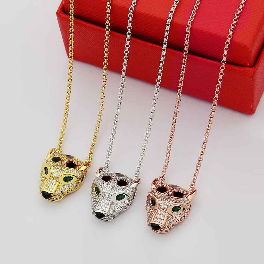 [Stellar Jewelry]PANTHERE FULL DIAMOND NECKLACE