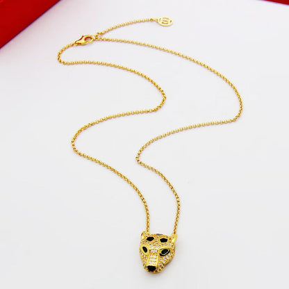 [Stellar Jewelry]PANTHERE FULL DIAMOND NECKLACE