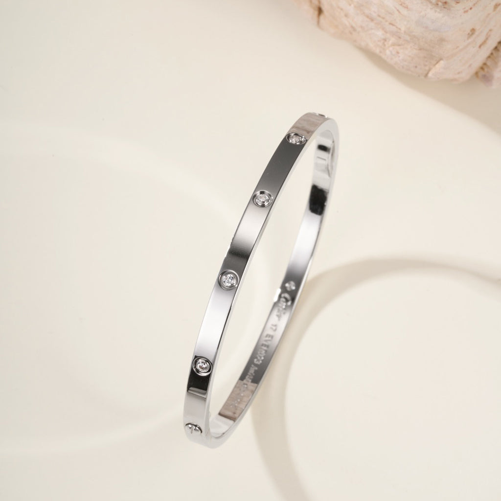 [Stellar Jewelry]LOVE BRACELET 3.65MM 10 DIAMONDS