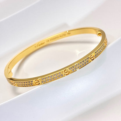 [Stellar Jewelry]LOVE BRACELET 3.65MM DIAMOND-PAVED