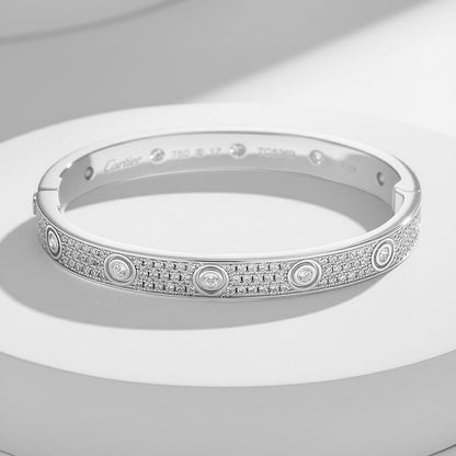 [Stellar Jewelry]LOVE BRACELET 6.1MM DIAMOND-PAVED 10 BIG DIAMONDS