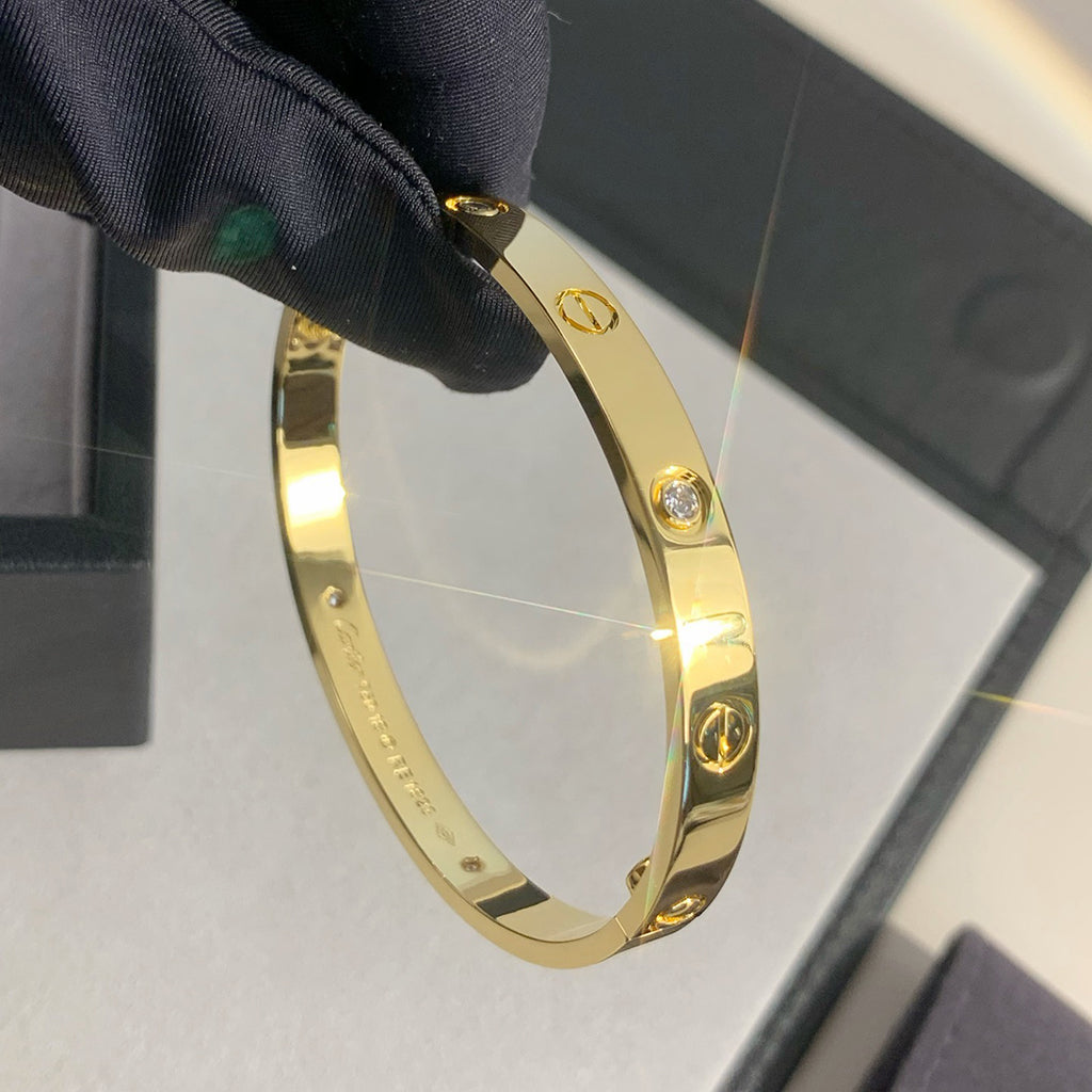 [Stellar Jewelry]LOVE BRACELET 6.1MM 4 DIAMONDS