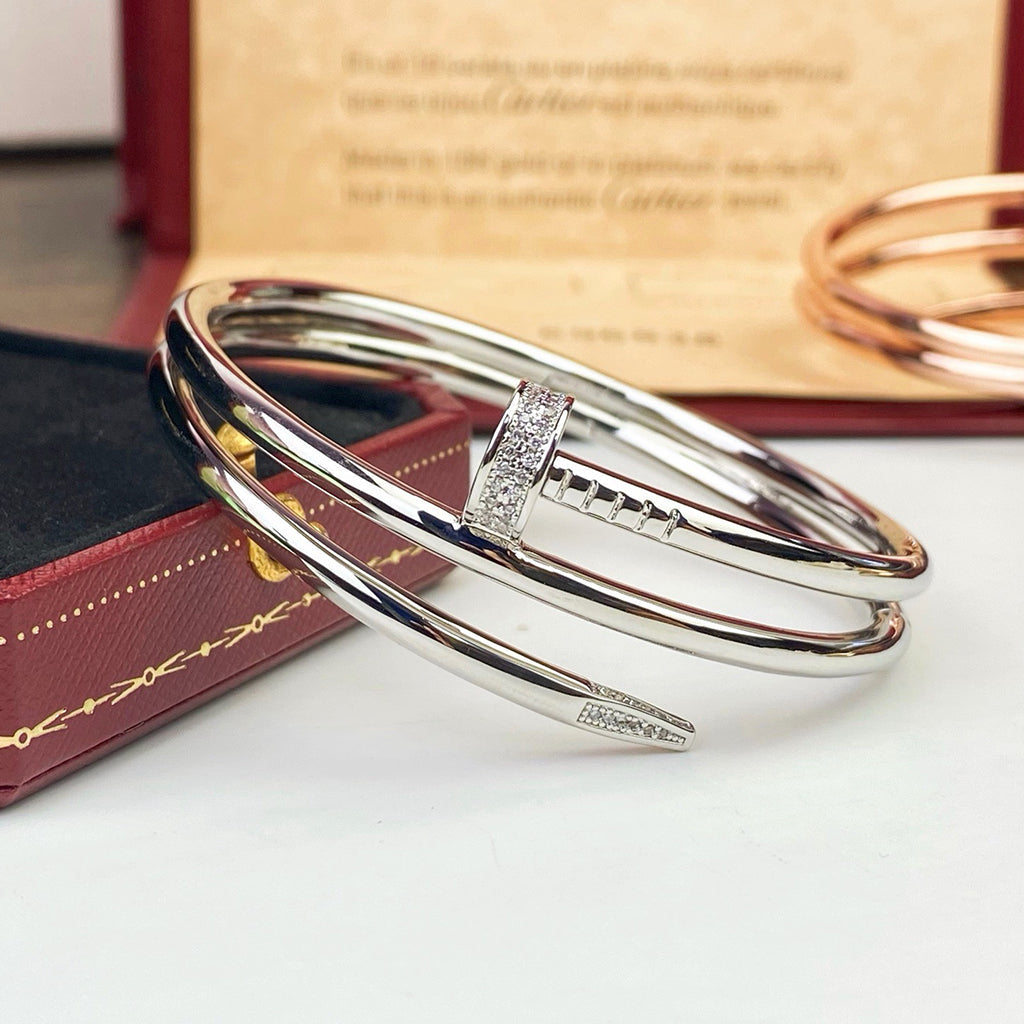 [Stellar Jewelry]JUSTE BRACELET 3.5MM DOUBLE ROW DIAMOND