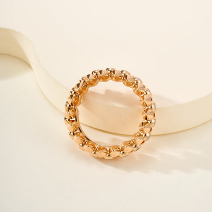 [Stellar Jewelry]CLASH 6.8MM DIAMOND MEDIUM RING
