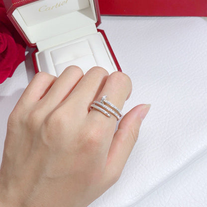 [Stellar Jewelry]JUSTE RING 4.8MM FULL DIAMOND