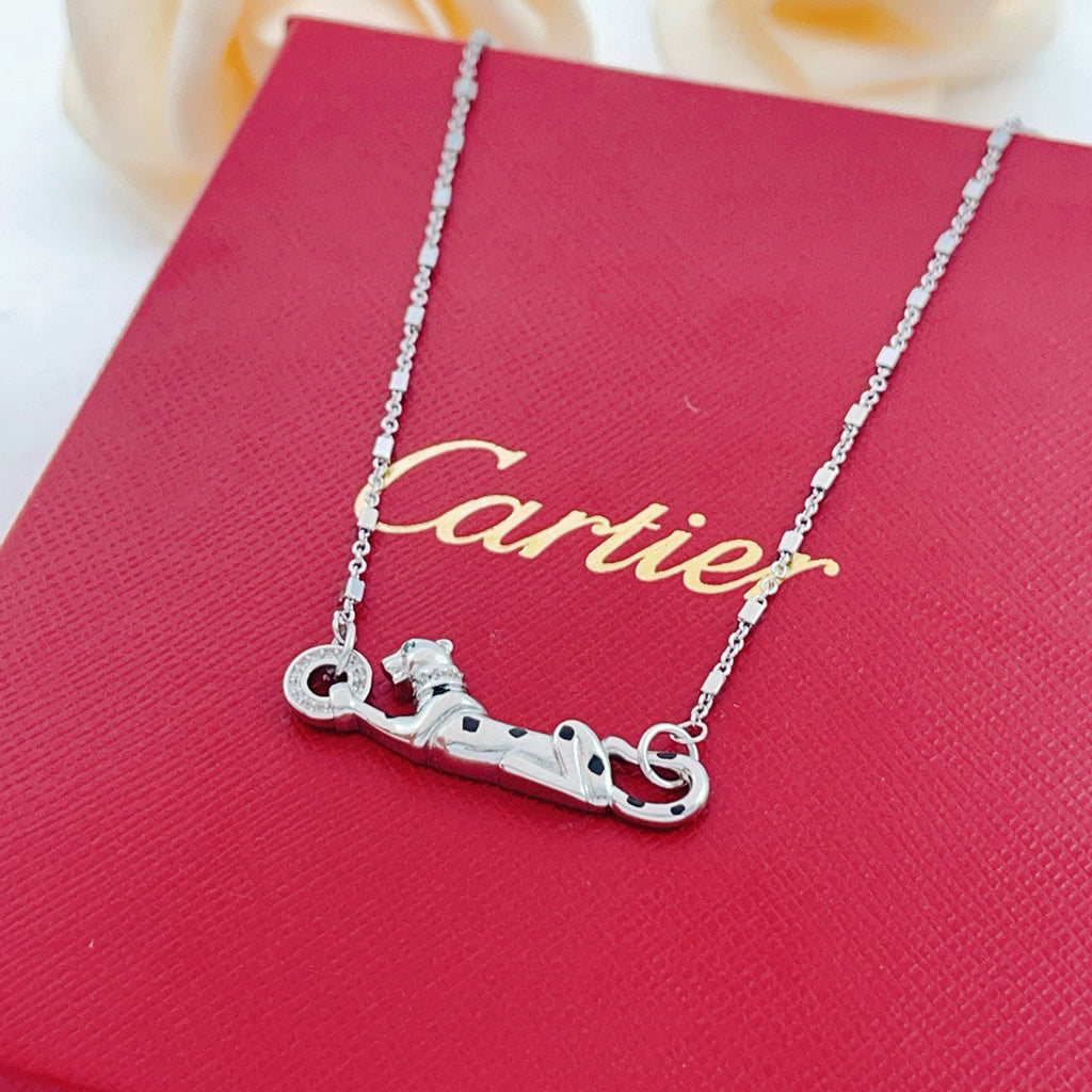 [Stellar Jewelry]PANTHERE FULL DIAMOND NECKLACE