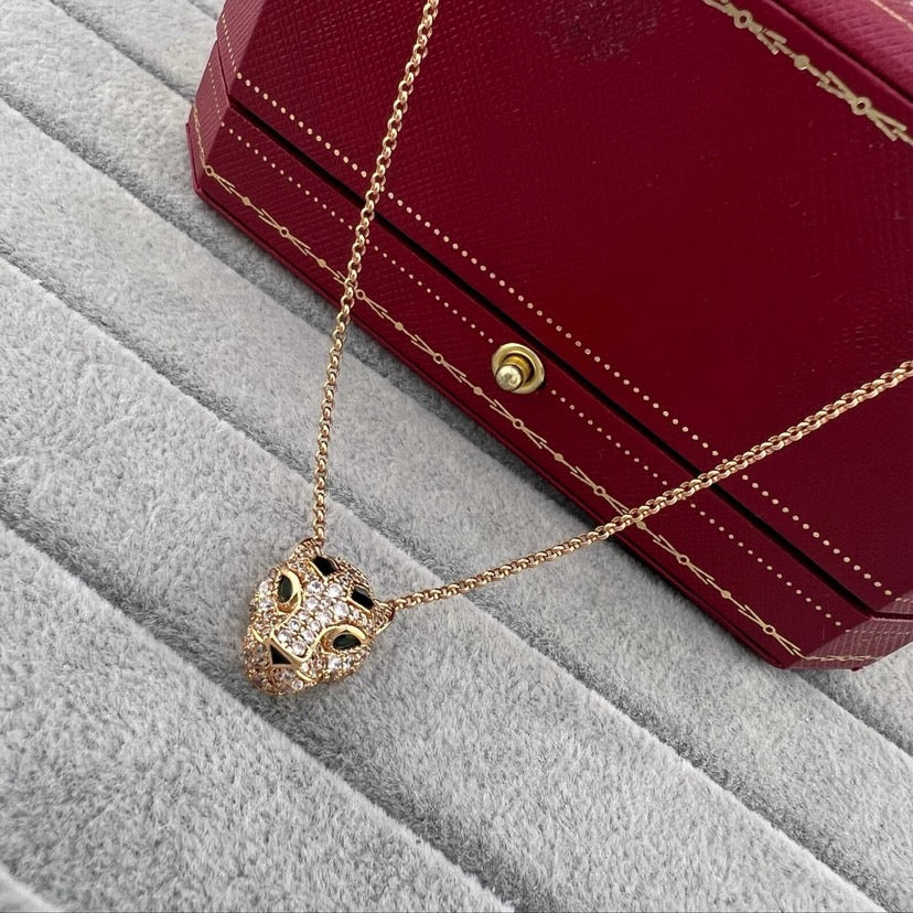 [Stellar Jewelry]PANTHERE FULL DIAMOND NECKLACE