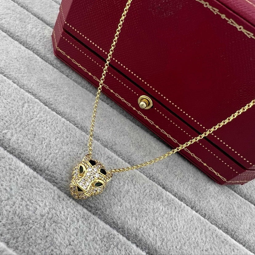 [Stellar Jewelry]PANTHERE FULL DIAMOND NECKLACE
