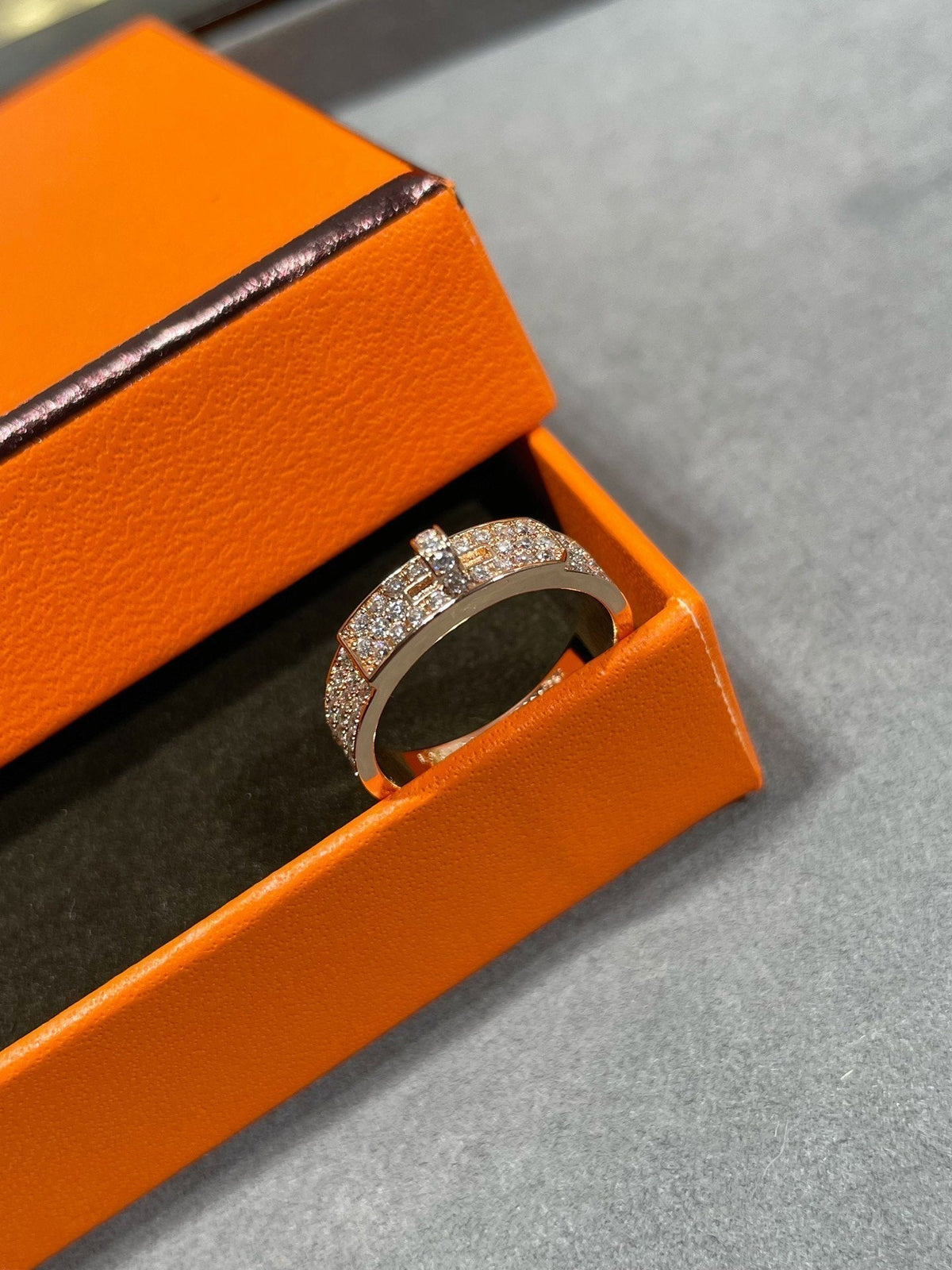 [Stellar Jewelry]KELLY PINK GOLD DIAMOND RING