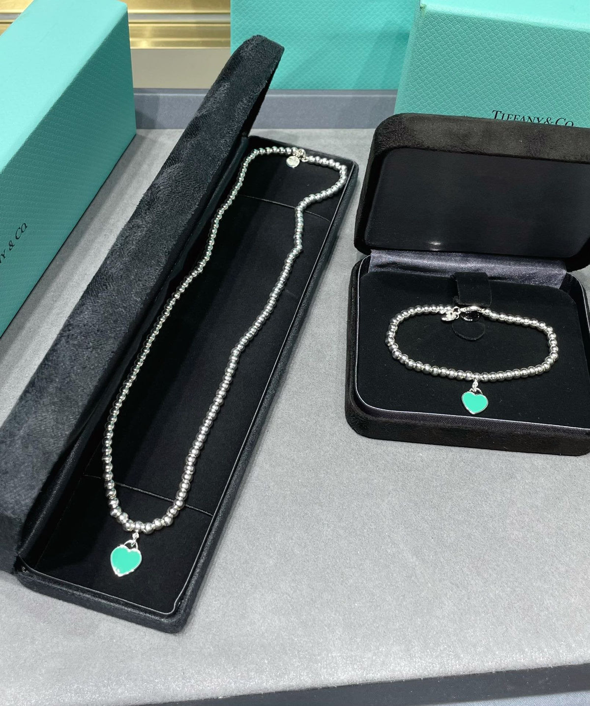 [Stellar jewels]RETURN TO TIF SILVER BEAD NECKLACE