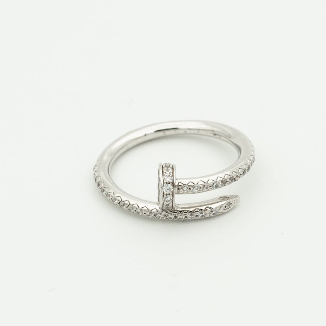 [Stellar Jewelry]JUSTE RING 1.8MM SILVER DIAMONDS
