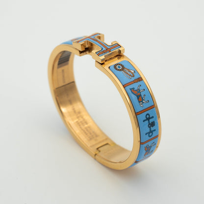 [Stellar Jewelry]H PINK GOLD BRACELET BLUE CERAMIC