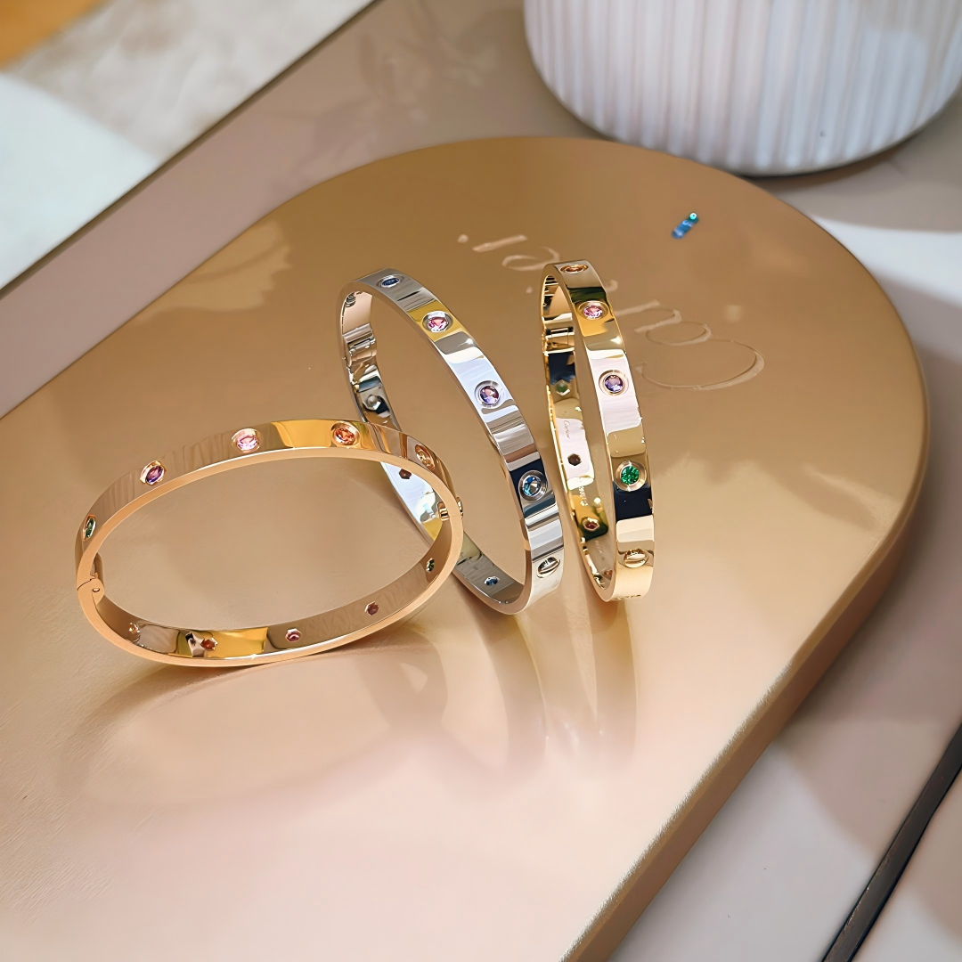 [Stellar Jewelry]2026 RAINBOW LOVE BRACELET 6.1MM  10 DIAMONDS