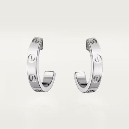 [Stellar Jewelry]LOVE EARRINGS 2.65 MM NO DIAMOND SMALL