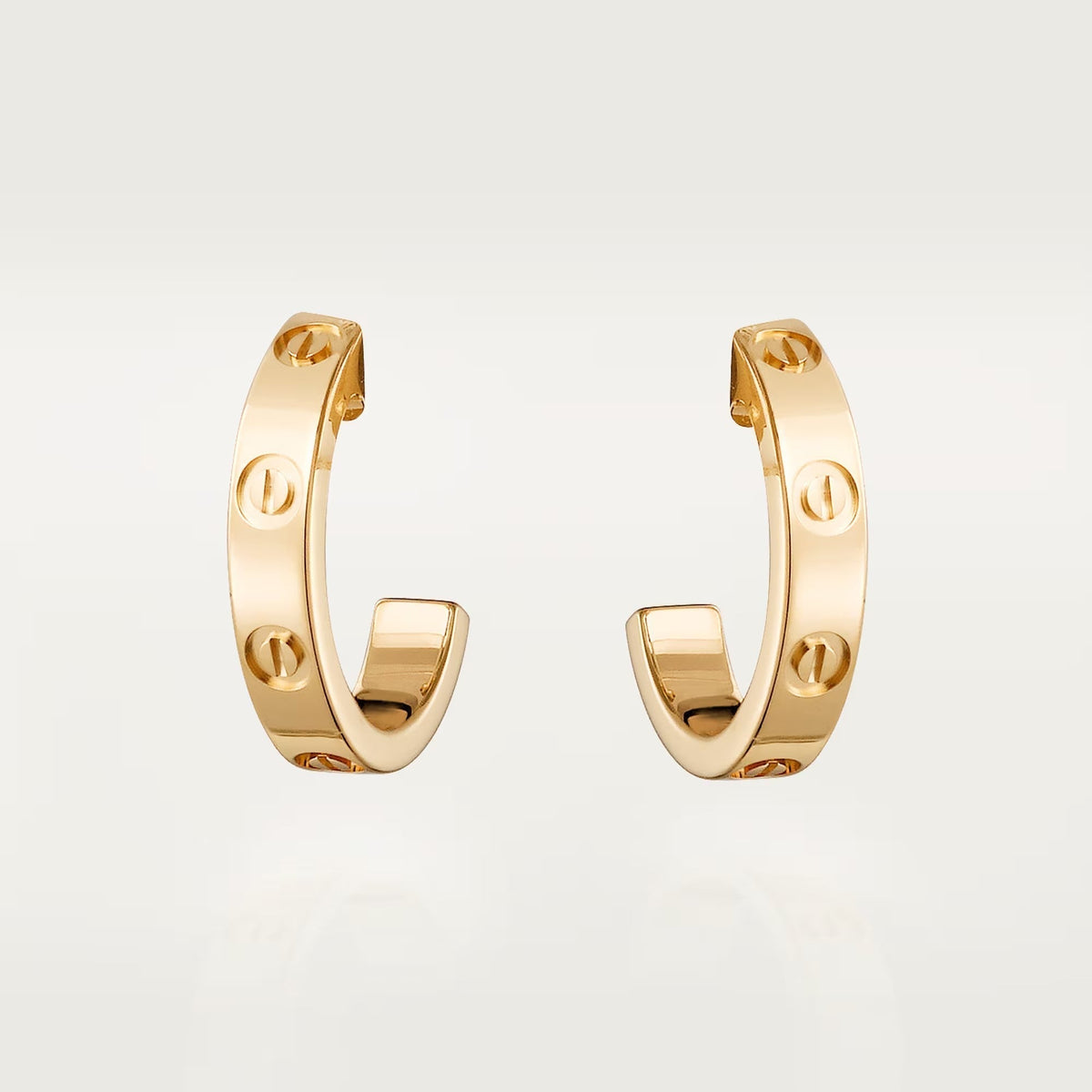 [Stellar Jewelry]LOVE EARRINGS 2.65 MM NO DIAMOND SMALL