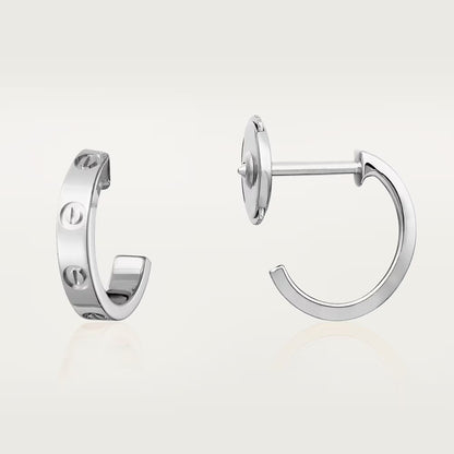[Stellar Jewelry]LOVE EARRINGS 2.65 MM NO DIAMOND SMALL