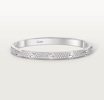 [Stellar Jewelry]NEW-LOVE-4.8MM-Width Diamond-Studded Bracelet