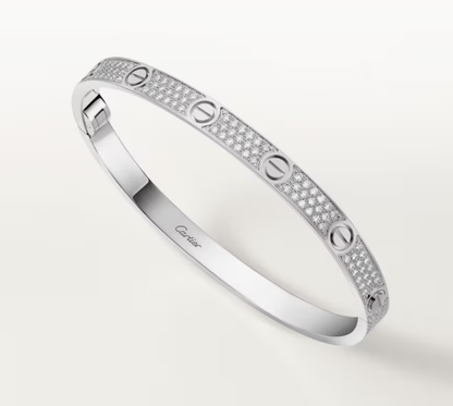 [Stellar Jewelry]NEW-LOVE-4.8MM-Width Diamond-Studded Bracelet