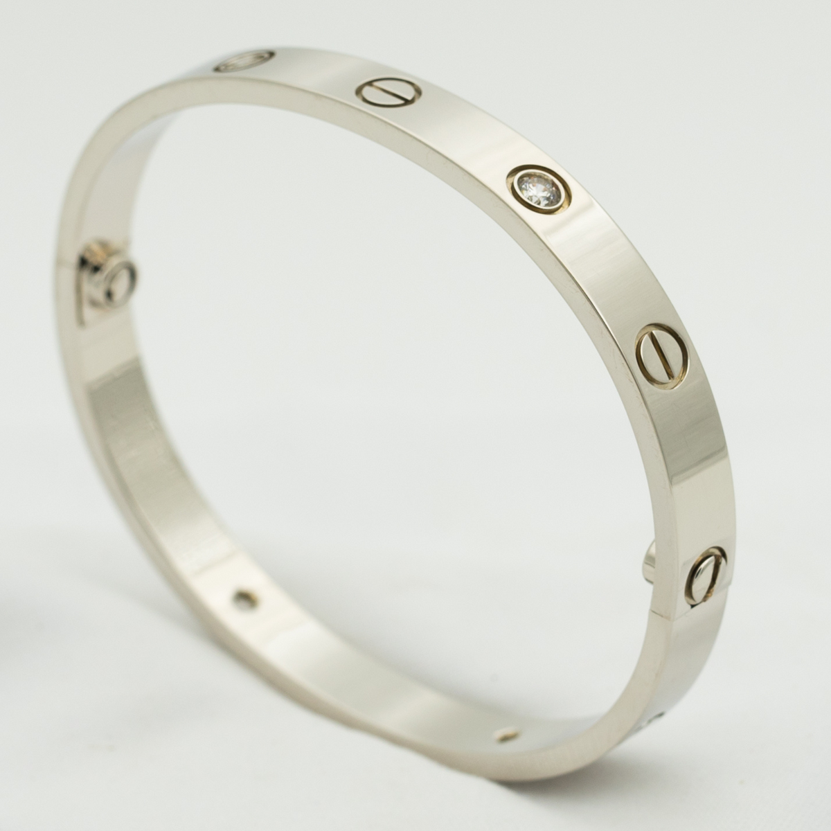 [Stellar Jewelry]LOVE BRACELET 6.1MM 4 DIAMONDS