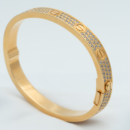 [Stellar Jewelry]LOVE BRACELET 6.1MM DIAMOND-PAVED