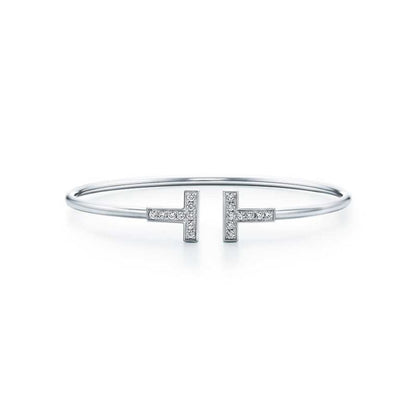 [Stellar jewels]T BRACELET 1.8MM DIAMOND SILVER