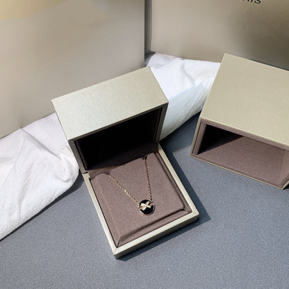 [Stellar Jewelry]JEUX DE PINK GOLD DIAMOND NECKLACE