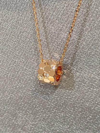 [Stellar Jewelry]BEE LOVE DIAMOND NECKLACE
