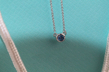 [Stellar jewels]ELSA PERETTI SERIES SINGLE DIAMOND SIMPLE NECKLACE
