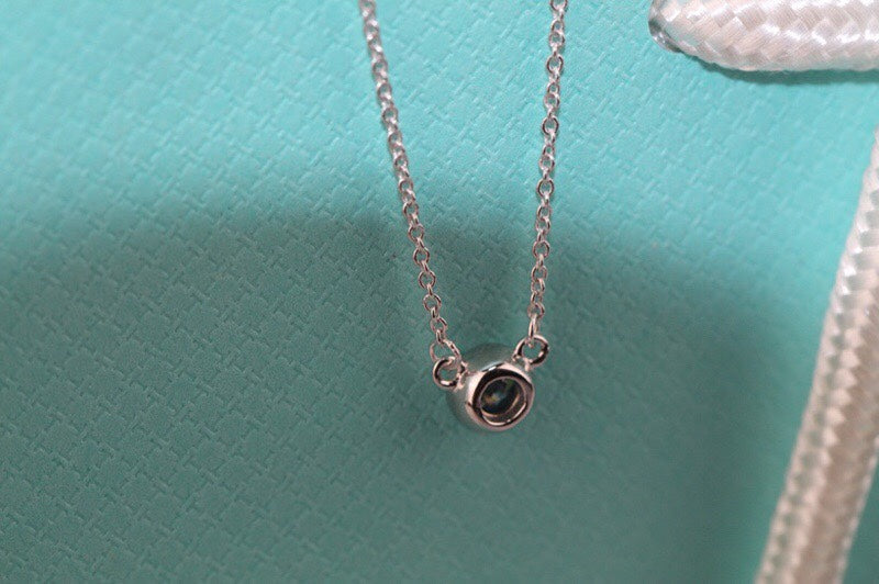 [Stellar jewels]ELSA PERETTI SERIES SINGLE DIAMOND SIMPLE NECKLACE