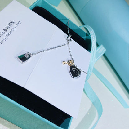 [Stellar jewels]LOVE HEART TAG KEY NECKLACE