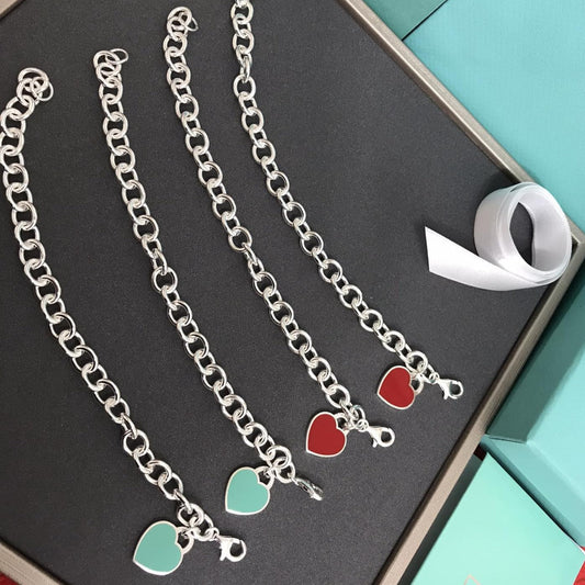 [Stellar jewels]HEART TAG BRACELET SILVER MEDIUM
