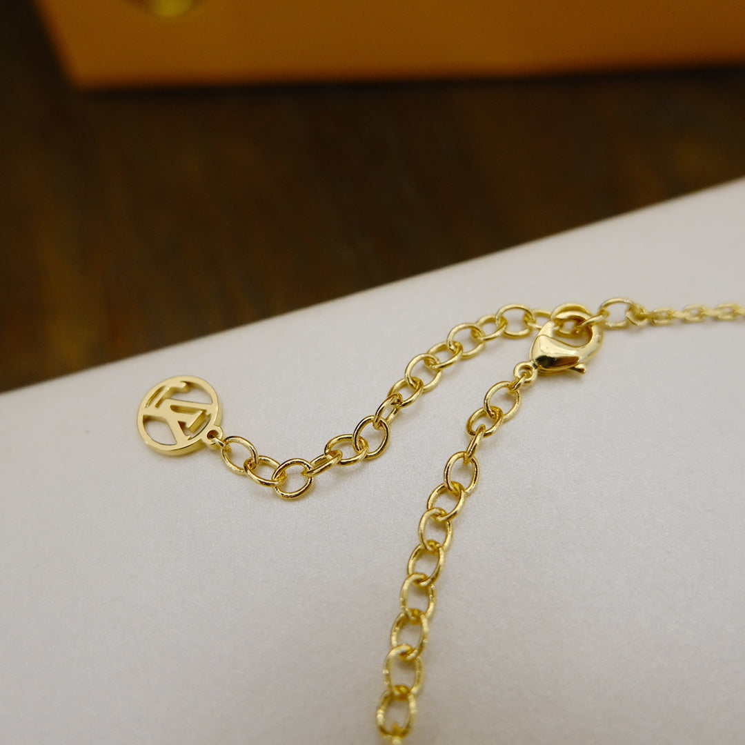 [Stellar Jewelry]BLOOMING SUPPLE NECKLACE BRASS