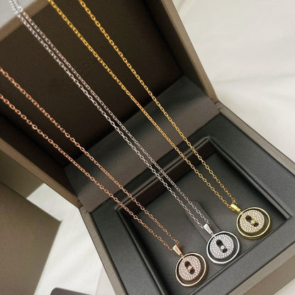[Stellar Jewelry]LUCKY MOVER PM PAVED NECKLACE