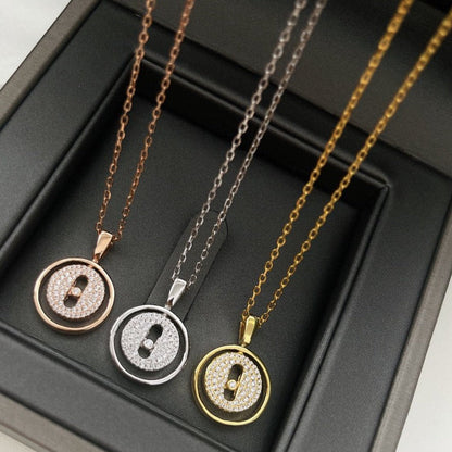 [Stellar Jewelry]LUCKY MOVER PM PAVED NECKLACE