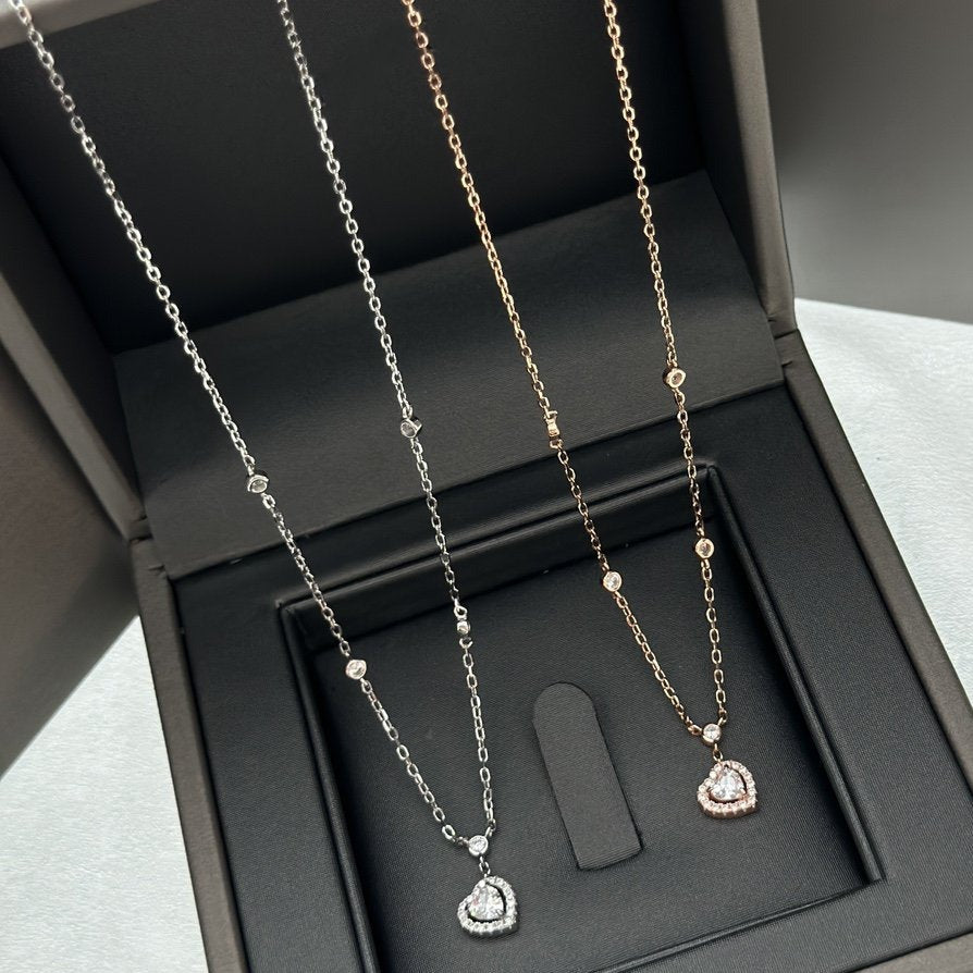 [Stellar Jewelry]JOY HEART DIAMOND NECKLACE