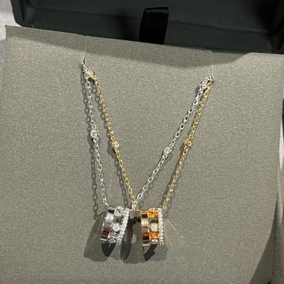 [Stellar Jewelry]CHAIN MOVE ROMANE PEDAND NECKLACE