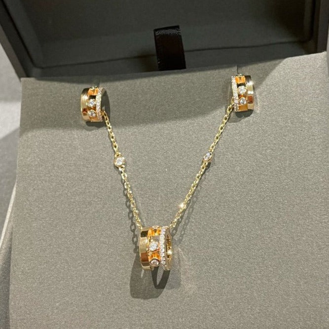 [Stellar Jewelry]CHAIN MOVE ROMANE PEDAND NECKLACE