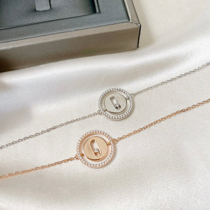 [Stellar Jewelry]LUCKY MOVE PAVED DIAMOND BRACELET