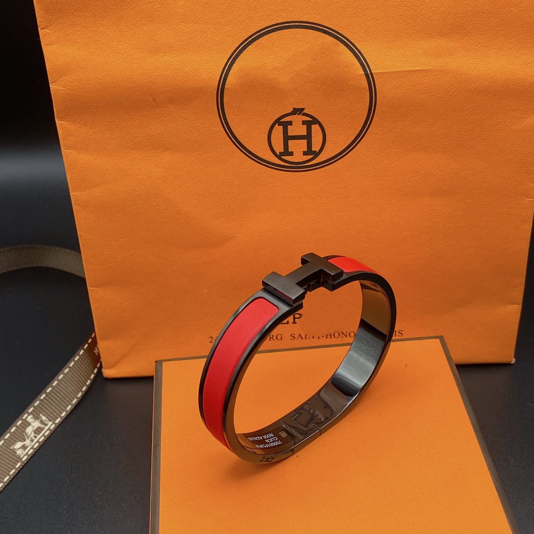 [Stellar Jewelry]CLIC HM SO BLACK RED BRACELET