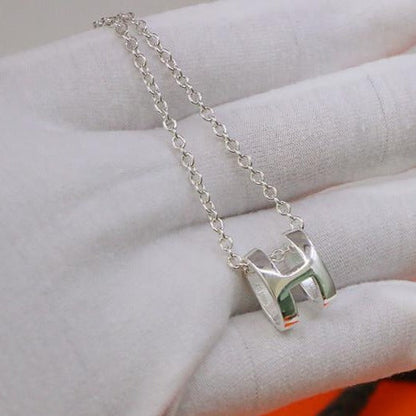 [Stellar Jewelry]HM NECKLACE H LETTER OVAL SERIES