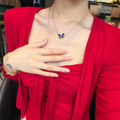 [Stellar Jewelry] 2026 NEW LUCKY BUTTERFLY 1 MOTIFS NECKLACE