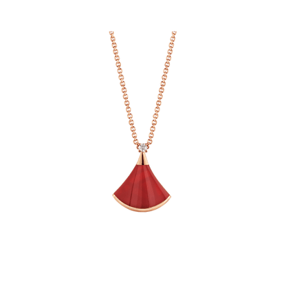 [Stellar Jewelry]DREAM NECKLACE CARNELIAN 1 DIAMOND