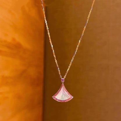 [Stellar Jewelry]DREAM NECKLACE MOP DIAMOND PINK